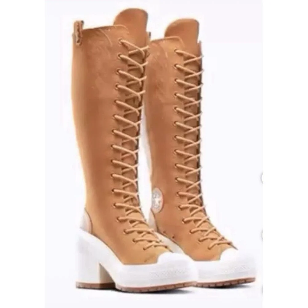 NEW M/11 W/13 CONVERSE CHUCK 70 Western DeLuxe Heel XX HI Platform Gingersnap